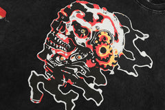 GODSPEED Chrome Skull Graphic Vintage T-Shirt