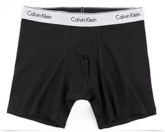 Calvin Klein Men's Elastic Cotton Signature Belt Mid-Length Flared Underwear NB2930