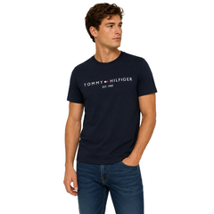 Tommy Hilfiger Core Logo Men's Black T-Shirt