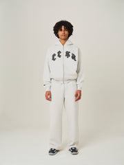 C1 ZIPPER "CREAM-WHITE"