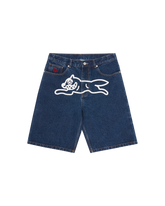 Running Dog Denim Shorts