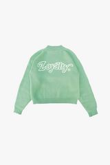 Signature Knit Sweater Matcha Green