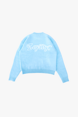 Signature Knit Sweater Baby Blue