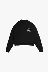 Signature Knit Sweater Space Black
