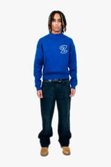 Signature Knit Sweater Ocean Blue