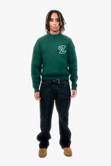 Signature Knit Sweater Forest Green