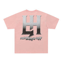 Life Hustlers Purple Moon Girl Vintage Graphic Oversized Tee