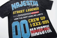 Majestik “Street Legends” Moto Vintage Tee(Black)
