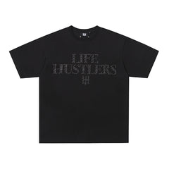 Life Hustlers Classic Logo Vintage Streetwear Tee
