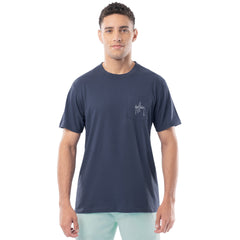 Lightweight Pocket Tee - Sketchy Blue