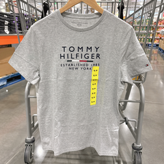 TOMMY HILFIGER Comfortable and Breathable Pure Cotton T-shirt
