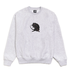 Stussy Long Range Crewneck - Ash