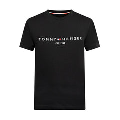 Tommy Hilfiger Core Logo Men's Black T-Shirt