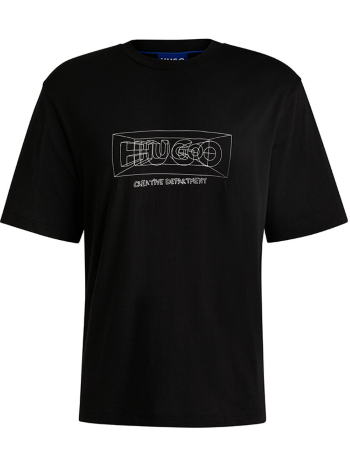 HUGO BOSS Letter T-shirt - Casual, Fashionable, Classic Short Sleeve