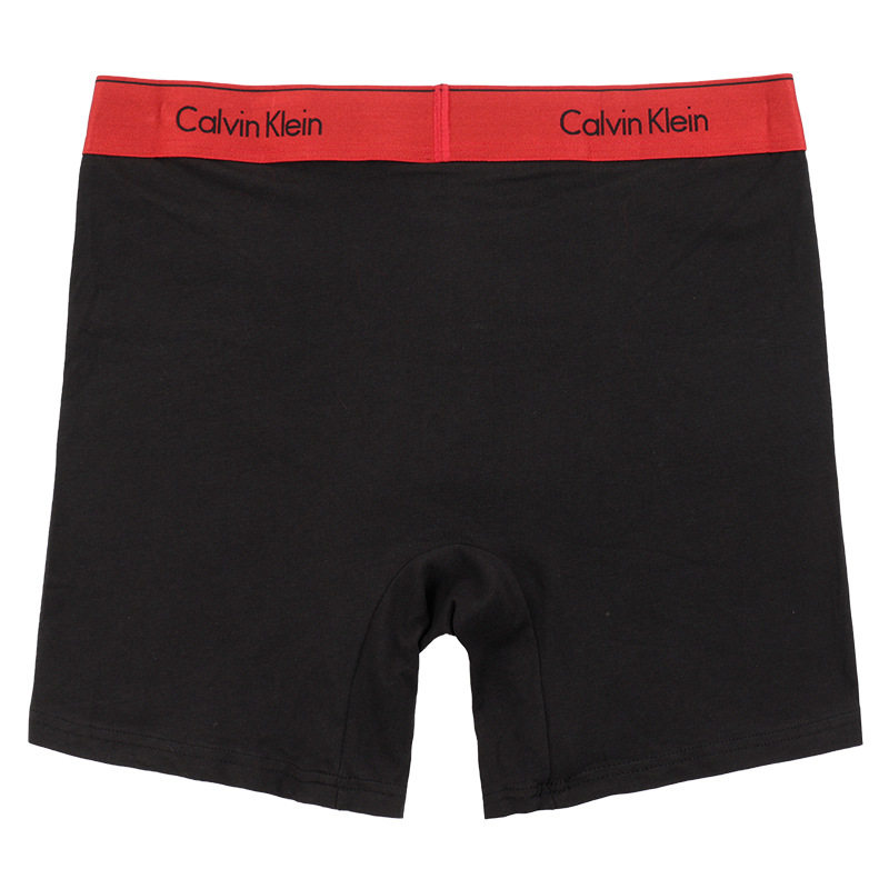 Calvin Klein Men's Elastic Cotton Signature Belt Mid-Length Flared Underwear NB2930