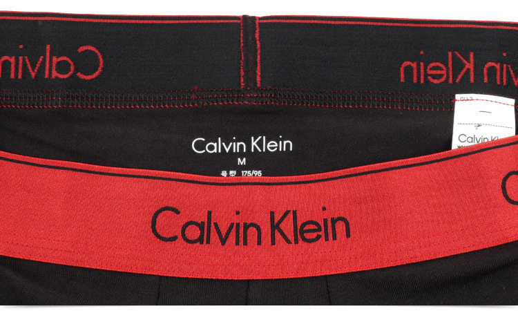 Calvin Klein Men's Elastic Cotton Signature Belt Mid-Length Flared Underwear NB2930