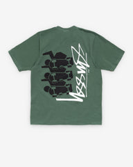 Stüssy - Men's Skate Stack Pig. Dyed Tee - (Pine)