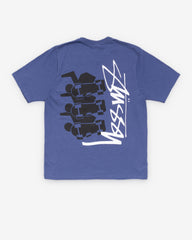 Stüssy - Men's Skate Stack Pig. Dyed Tee - (Indigo)
