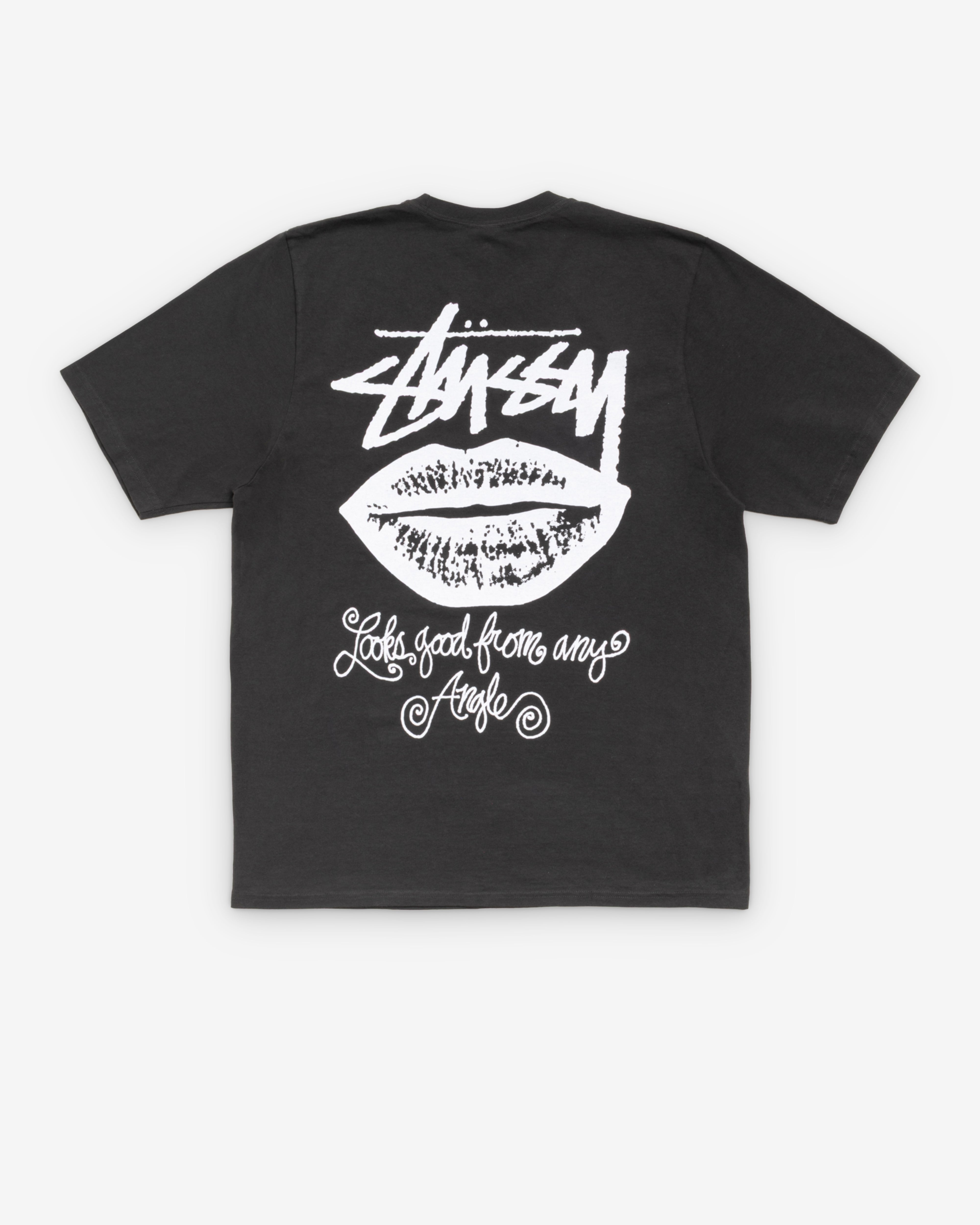 Stüssy - Men's Any Angle Pigment Dyed Tee - (Faded Black)