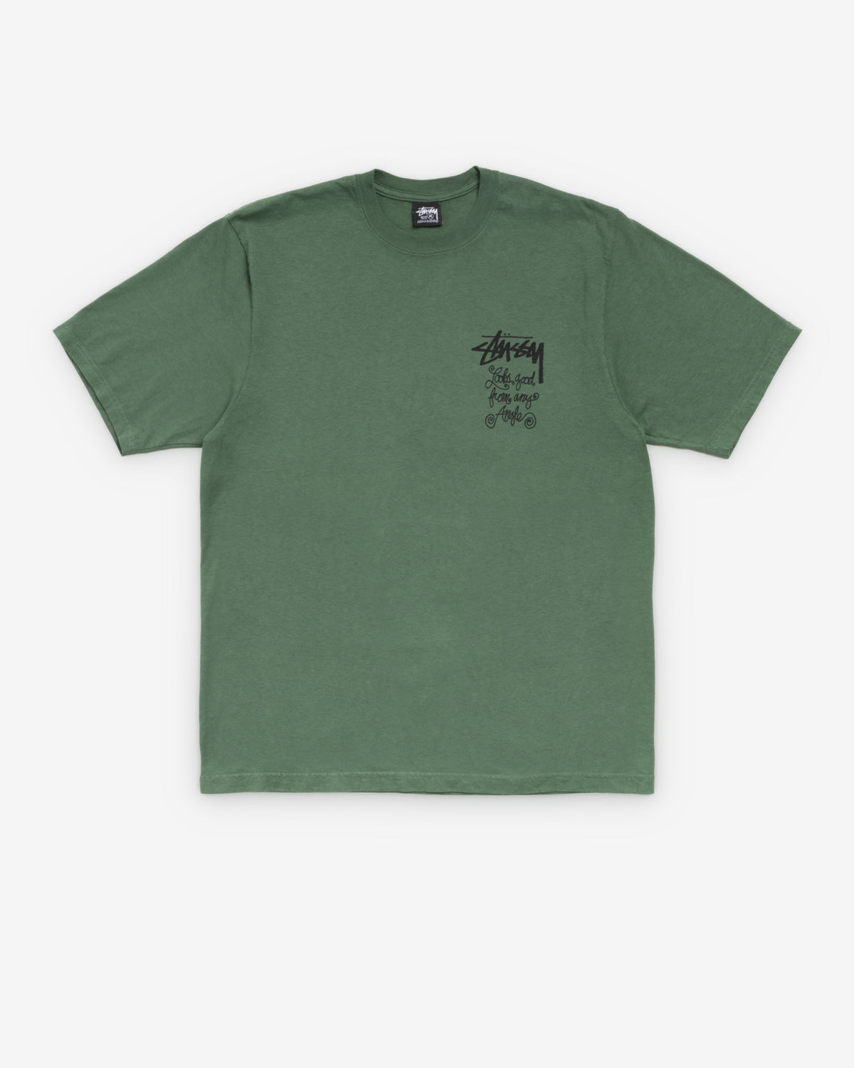 Stüssy - Men's Any Angle Pigment Dyed Tee - (Pine)
