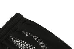 MIXED EMOTION Graphic Panel Casual Shorts