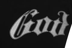 GODSPEED Distressed Skull Graphic T-Shirt