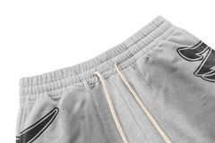 MIXED EMOTION Wing Detail Casual Shorts