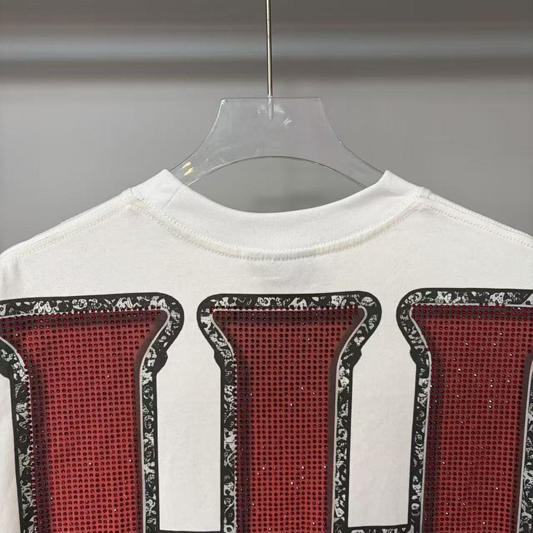 Life Hustlers Red Flame Skull Tee