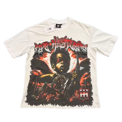 Life Hustlers Red Flame Skull Tee