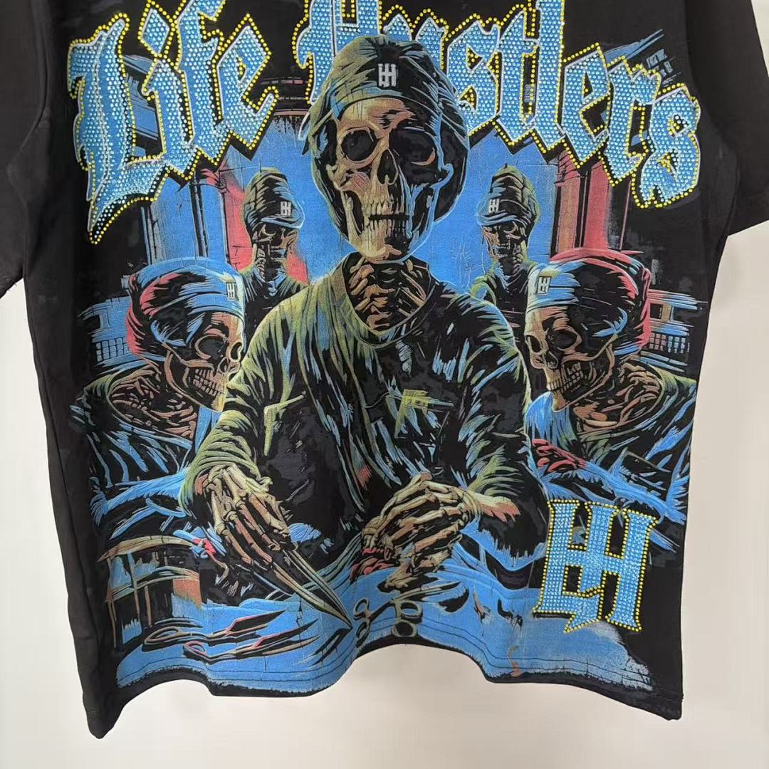 Life Hustlers Blue Rider Graphic Tee