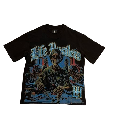 Life Hustlers Blue Rider Graphic Tee