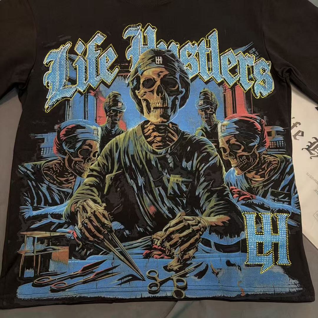 Life Hustlers Blue Rider Graphic Tee