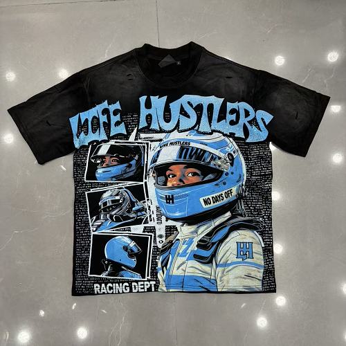 Life Hustlers Vintage Racer Graphic Tee