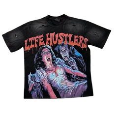 Life Hustlers Skull Rider Graphic Tee