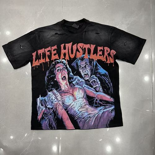 Life Hustlers Skull Rider Graphic Tee
