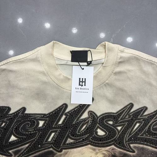 Life Hustlers Red Flame Skull Tee