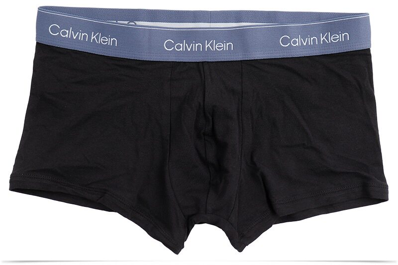 Calvin Klein Men's Elastic Cotton Low-Waist Four-Side Flat-Cut Underwear - 3 pieces - NB4389