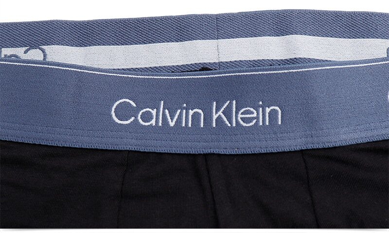 Calvin Klein Men's Elastic Cotton Low-Waist Four-Side Flat-Cut Underwear - 3 pieces - NB4389