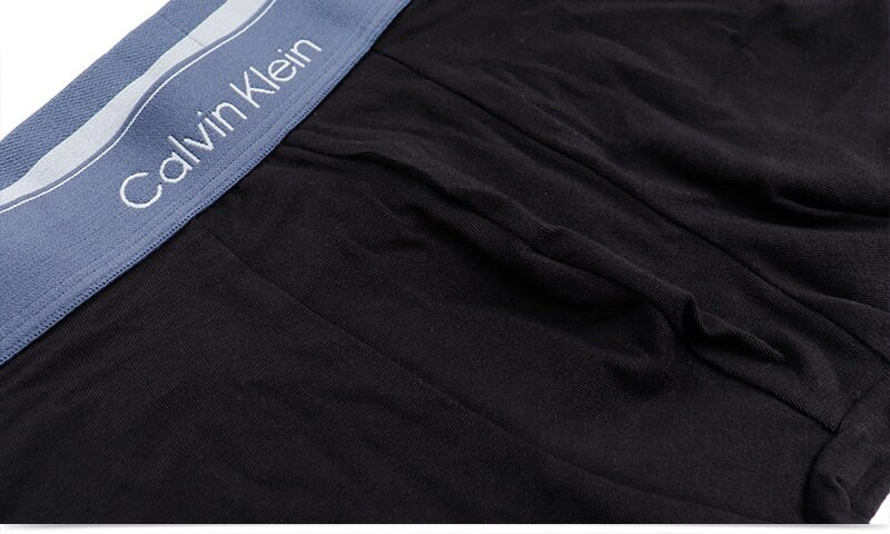 Calvin Klein Men's Elastic Cotton Low-Waist Four-Side Flat-Cut Underwear - 3 pieces - NB4389