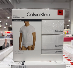 Calvin Klein Men's Crewneck Cotton Short-Sleeved T-Shirt Set of 3