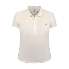 Tommy Hilfiger Heritage Short Sleeve Slim Polo White Women's