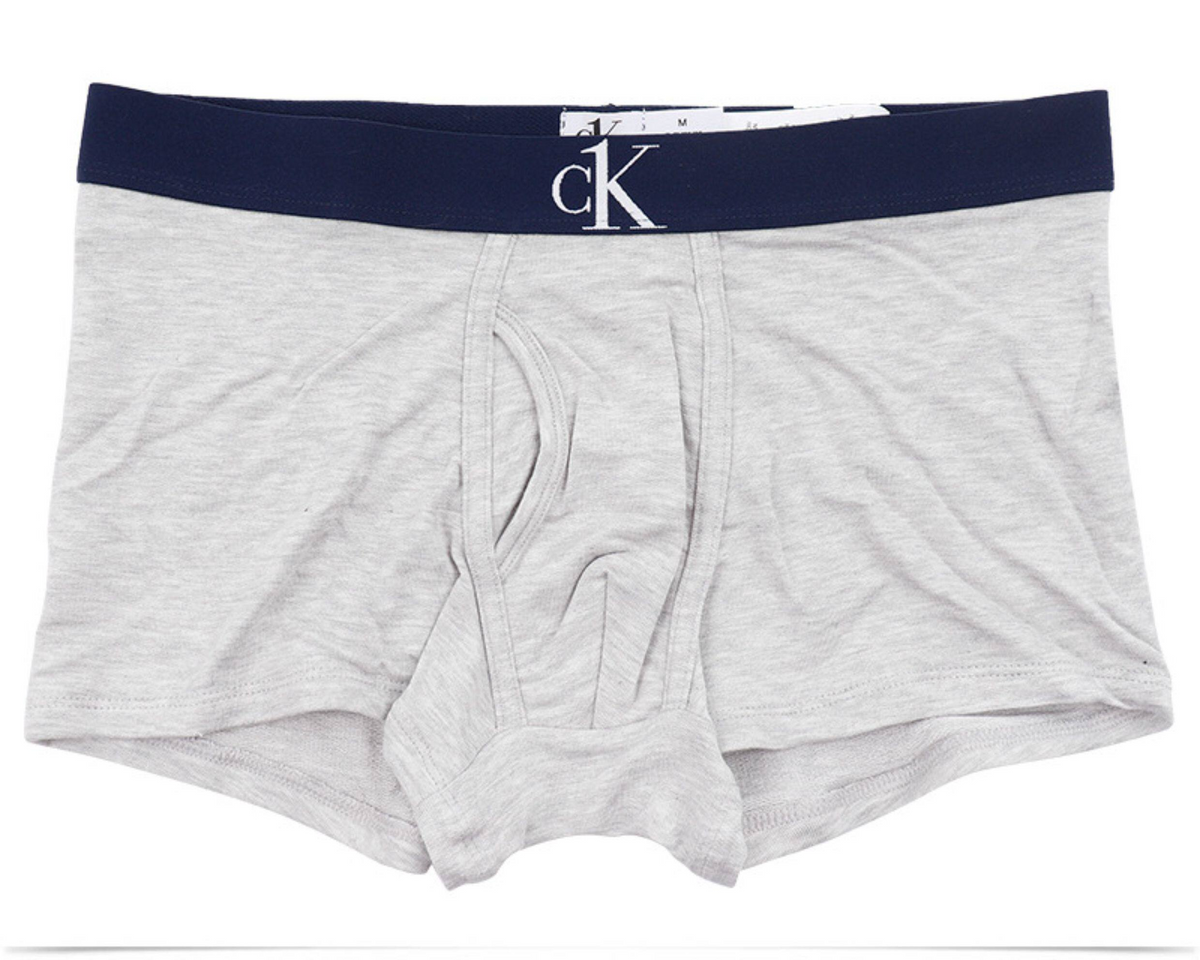 Calvin Klein One Men's Elastic Modal Low-Waist Four-Side Flat-Curved Underwear NB2990