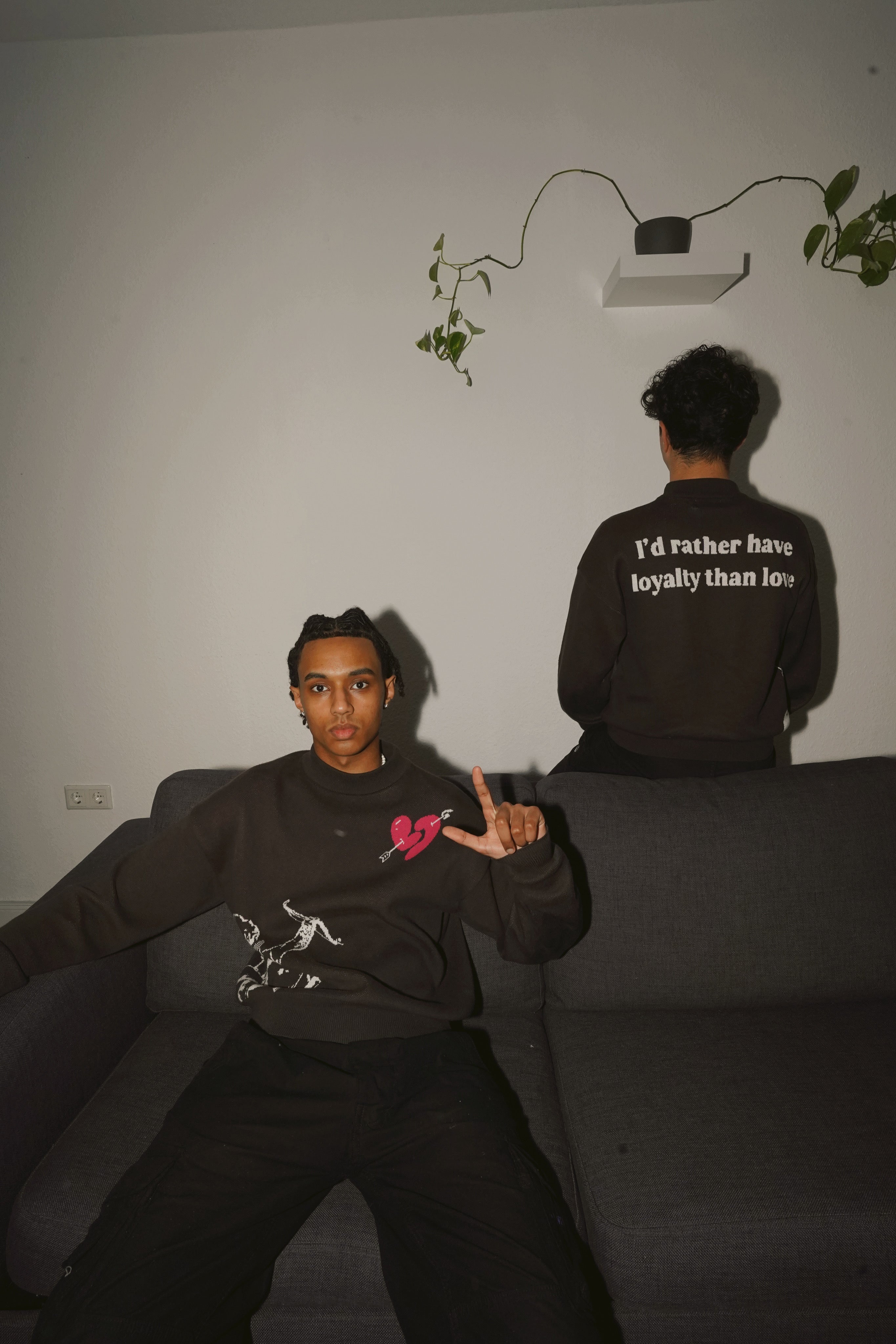 Amor Knit Sweater Space Grey