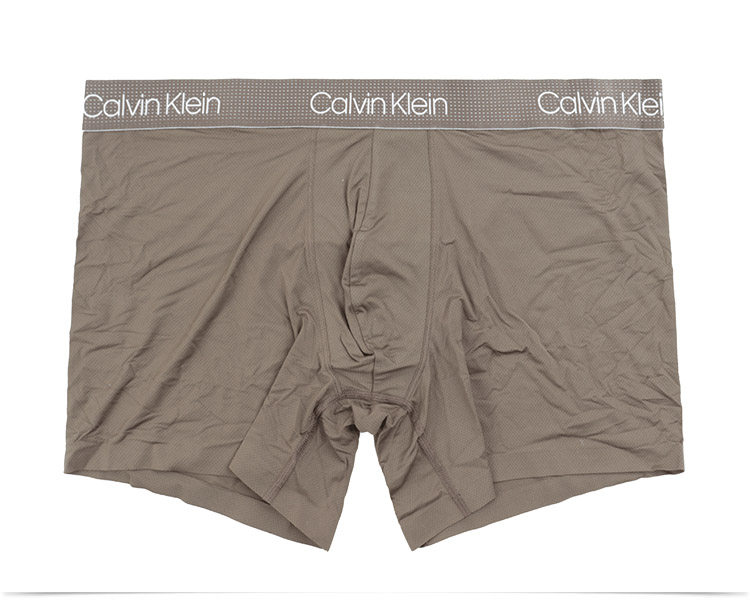 Calvin Klein Men's Elastic Breathable Quick-Dry Shaping Mid-Length Flared Underwear NB2754