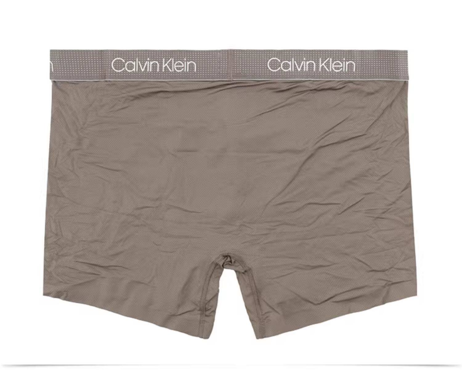 Calvin Klein Men's Elastic Breathable Quick-Dry Shaping Mid-Length Flared Underwear NB2754