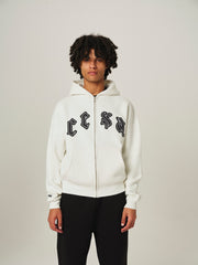 C1 ZIPPER "CREAM-WHITE"