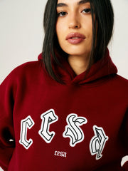 C1 HOODIE "BORDEAUX"