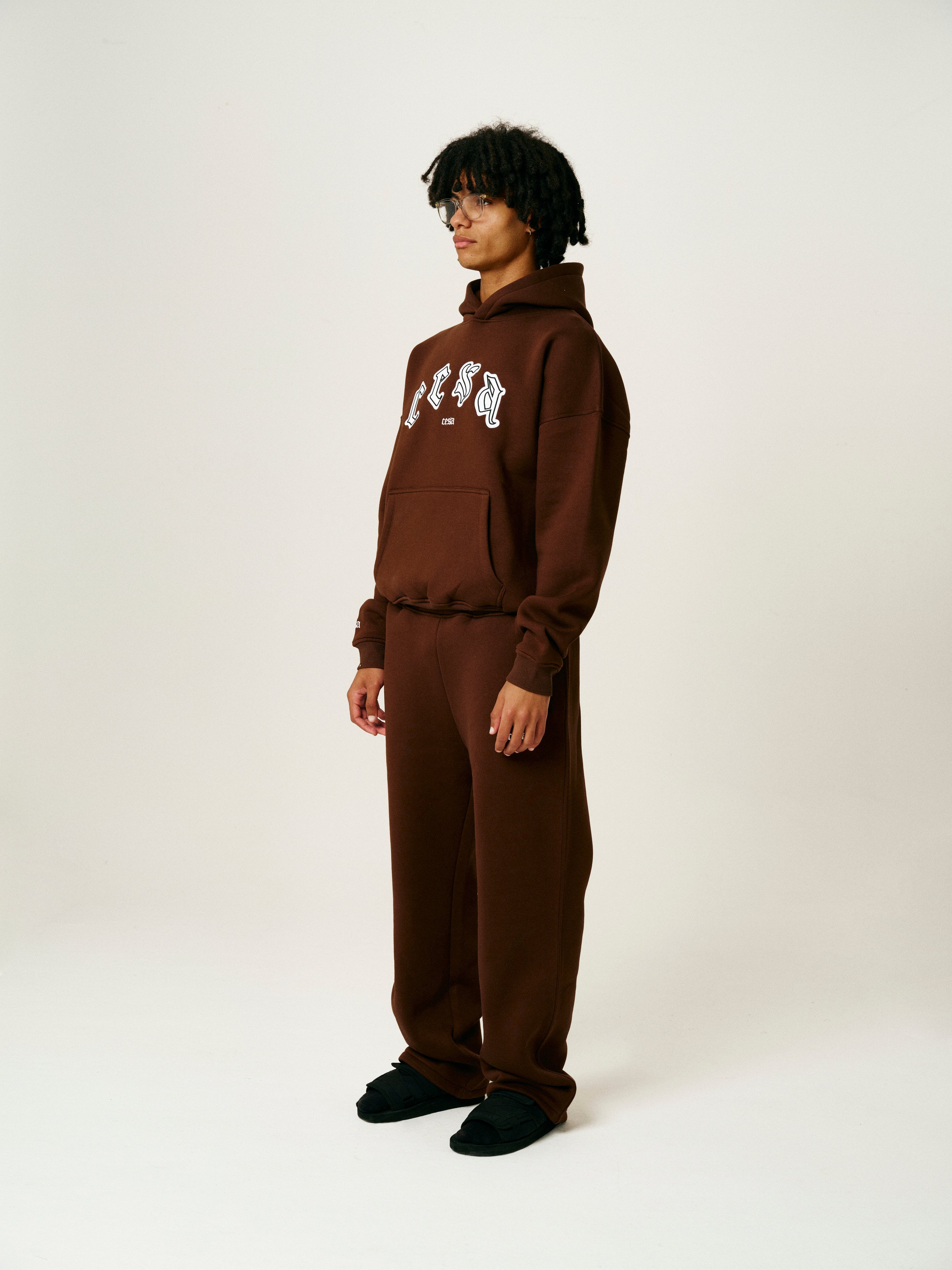 C1 HOODIE "BROWN"