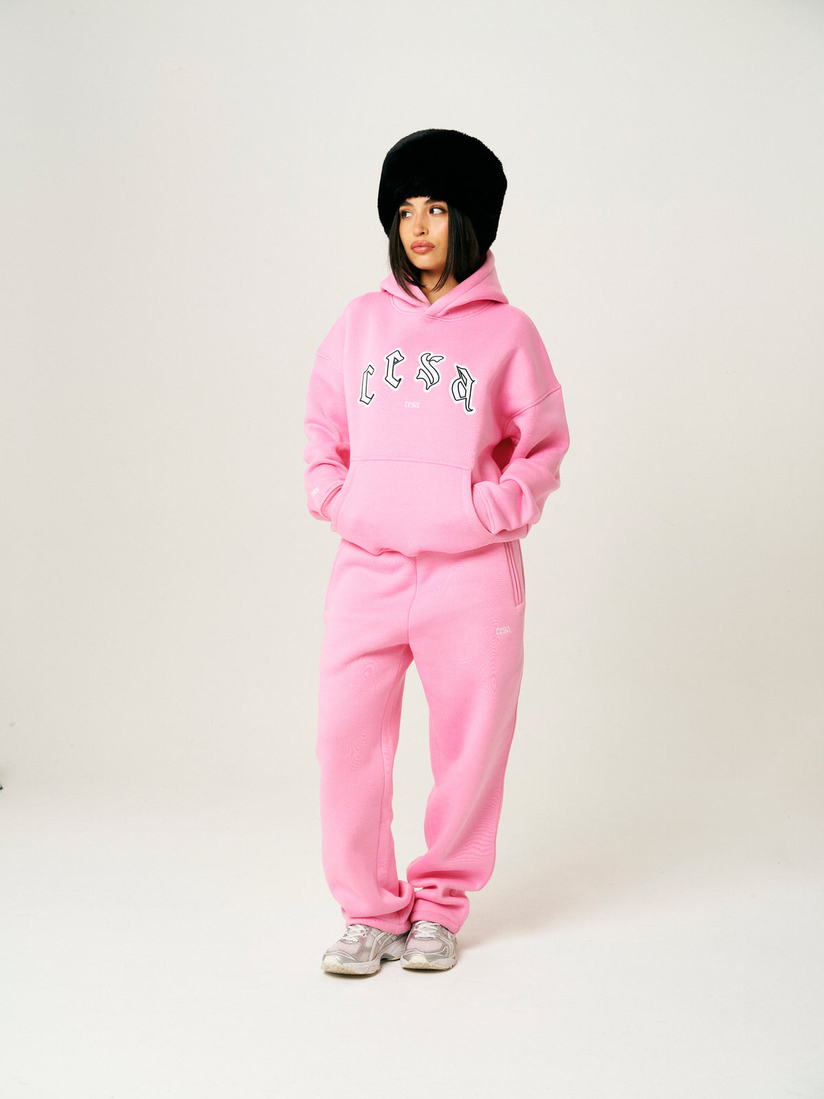 C1 HOODIE “PINK"