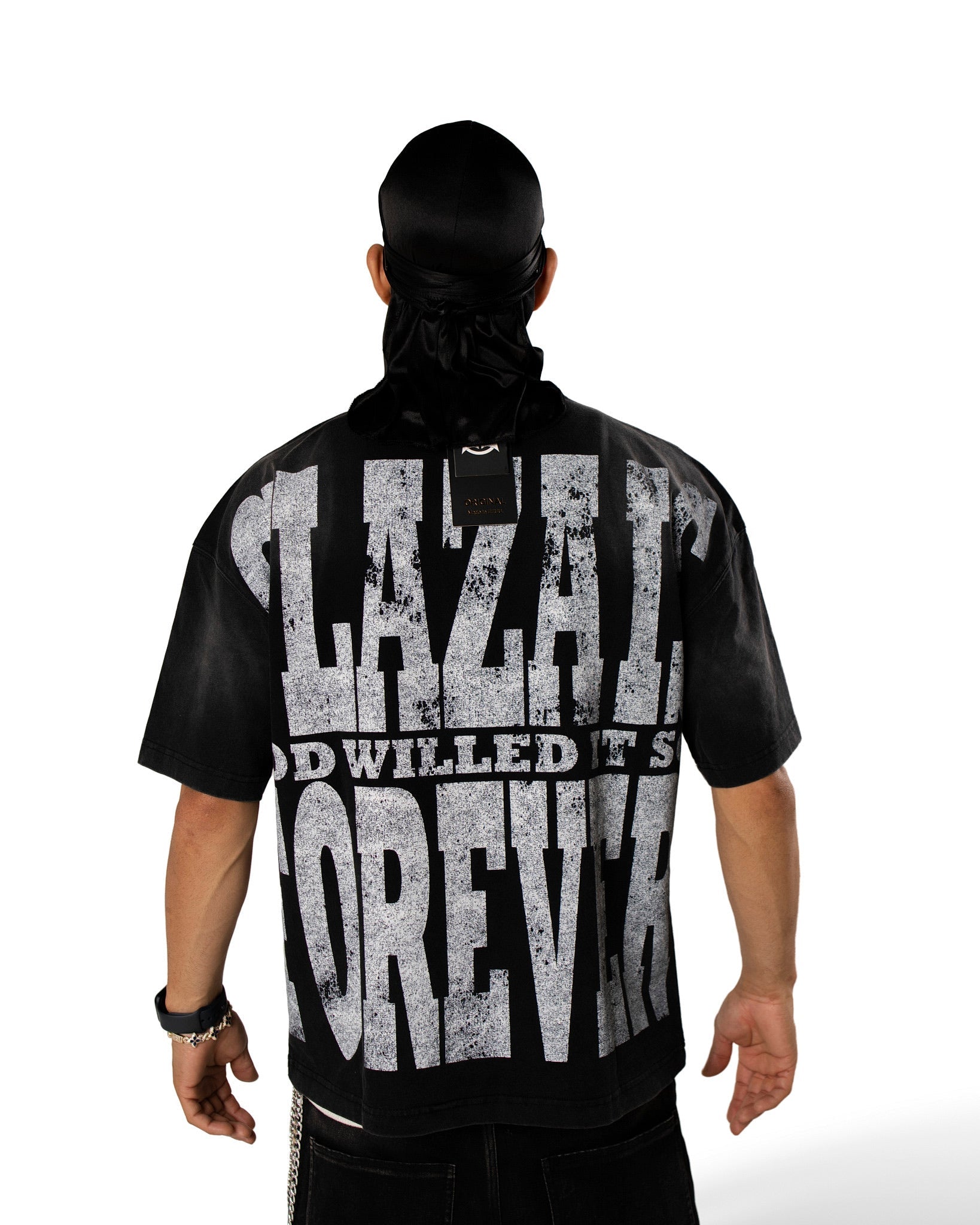GLAZA GOD Super- Heavyweight Acid Wash Oversized Tee